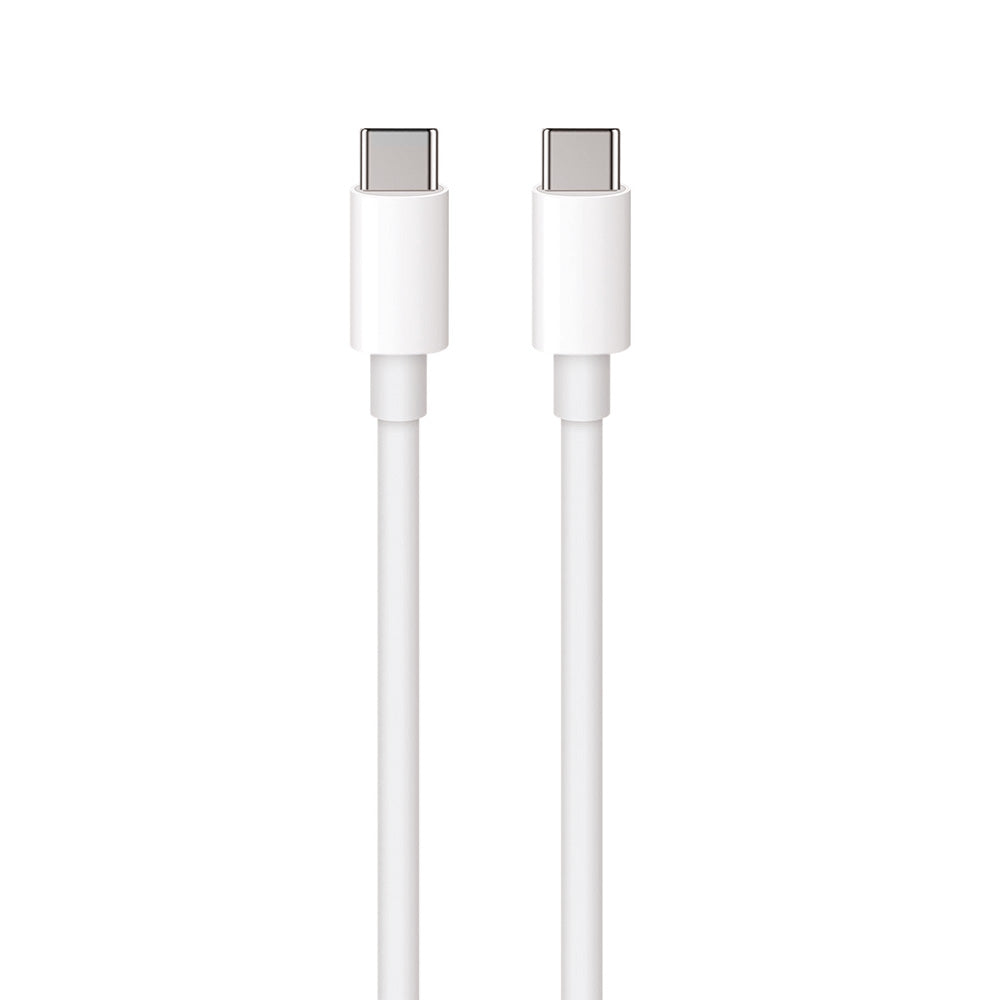 Maxlife MXUC-05 USB-C – USB-C kabelis 1,0 m, 60 W, balts