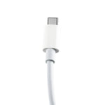 Maxlife MXUC-05 USB-C – USB-C kabelis 1,0 m, 60 W, balts