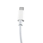 Maxlife USB-C uz USB-C kabelis, 2 m, 100W, balts