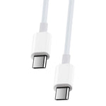 Maxlife USB-C uz USB-C kabelis, 2 m, 100W, balts