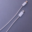 USB-C – Lightning kabelis Maxlife MXUC-06, 1,0 m, 20 W, pelēks, neilons