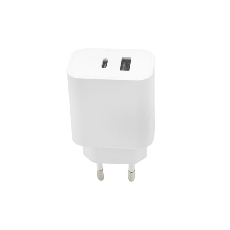 Maxlife MXTC-06 PD QC lādētājs 1x USB-C 1x USB 20W balts
