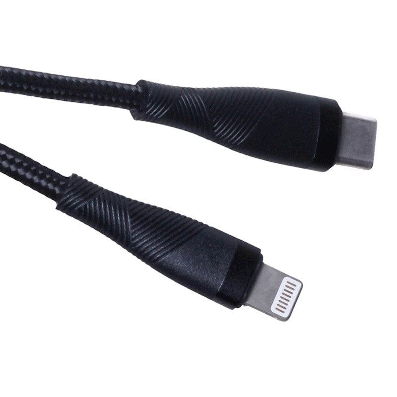 Maxlife MXUC-08 cable USB-C - Lightning 1.0 m 27W black nylon 