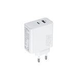 Maxlife MXTC-07-45AC PD QC lādētājs 1x USB-C 1x USB 45W balts