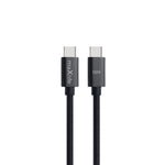 Maxlife MXUC-12 USB-C – 2.0 m USB-C cable, 100 W, black