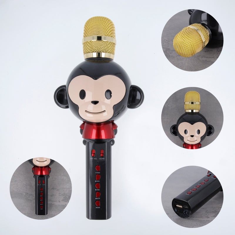 Maxlife BT mikrofons ar skaļruni Animal MX-100, melns