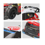 Fast Gearz Citroën C3 WRC tālvadības auto, 1:10, melns/sarkans