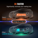 VEVOR pārnēsājams EV lādētājs, tips 2, EV uzlādes kabelis, 16A, CEE 16, 7.55 m, 230V/400V