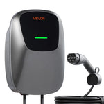 VEVOR 22 kW trīsfāžu elektroautomobiļu uzlādes stacija ar Type 2 savienotāju, 7,5 m kabeli, 400 V, 32 A, lietotnes attālināto vadību, LED indikatoru un IP65