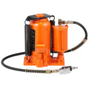 VEVOR pneumaatiline hüdrauliline pudelitõstuk 20 t, 265-500 mm tõstevõime, käepidemega ja õhupumbaga - autodele, veoautodele, matkaautodele ja tööstuslikele rakendustele.