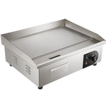 VEVOR elektriskā galda grilēšanas plīts, 3000 W, 53 cm, plakana grilēšanas virsma