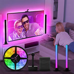 TV-bakgrundsbelysning med ljusramp 440 mm kamera 3,8 meter lång