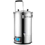 30L VEVOR elektriskā alus brūvēšanas sistēma, 200–2500W, 25–100°C, ar auto/manuālo režīmu, taimeri, cirkulācijas sūkni un receptes atmiņu, 220V