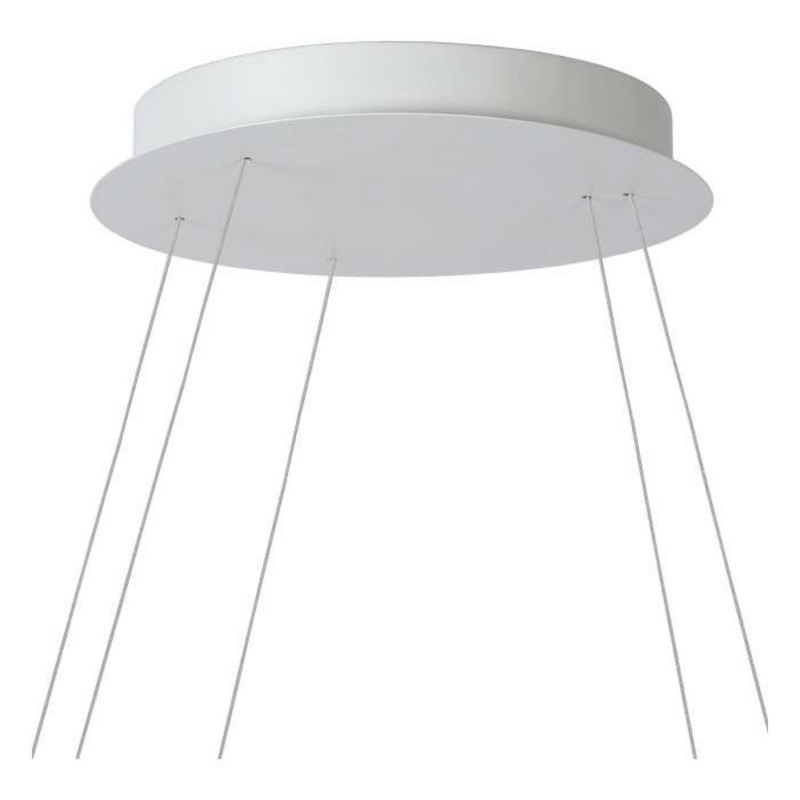 3 Ring Led Round Ceiling Chandelier White 1000+800+600mm 120W (14400Lm) With Remote Control And Application