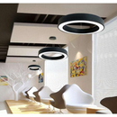 Apaļš LED Griestu Panelis Melns 400mm 30W (3600Lm) Ar Tālvadības Pulti Un Aplikāciju