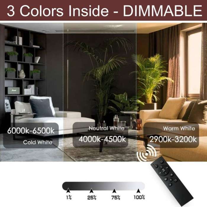 Hexagonal LED Ceiling Panel Black 1000mm 138W (15600Lm) With Remote Control And APP
