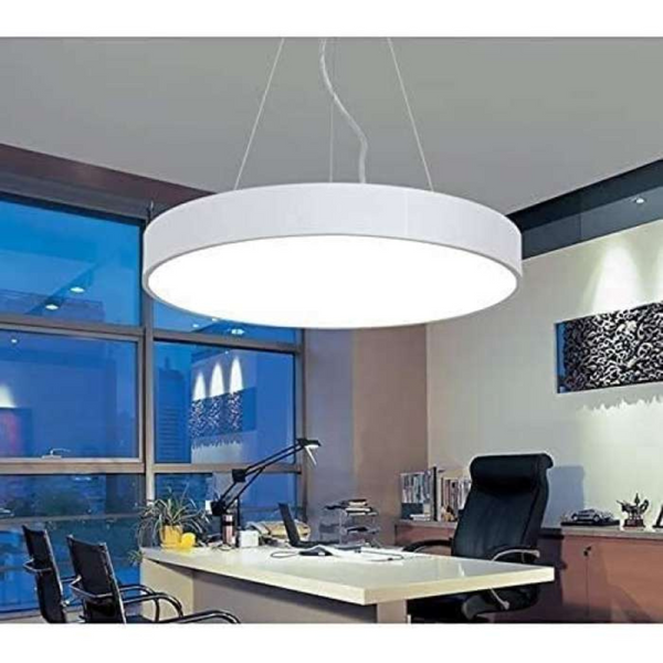 Led Round Ceiling Chandelier White 1000mm 155W (18600Lm) With Remote Control And APP