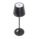 PNI LED desk lamp, 2.5 W, 1200 mAh battery, USB-C charging, 150 lm, warm white 3000 K, black