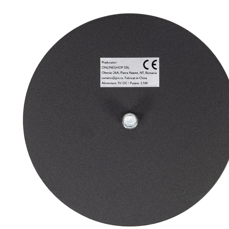 PNI LED desk lamp, 2.5 W, 1200 mAh battery, USB-C charging, 150 lm, warm white 3000 K, black