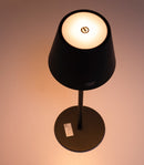 PNI LED desk lamp, 2.5 W, 1200 mAh battery, USB-C charging, 150 lm, warm white 3000 K, black