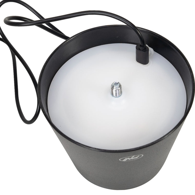 PNI LED desk lamp, 2.5 W, 1200 mAh battery, USB-C charging, 150 lm, warm white 3000 K, black