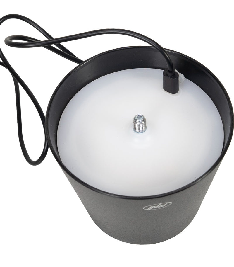 PNI LED desk lamp, 2.5 W, 1200 mAh battery, USB-C charging, 150 lm, warm white 3000 K, black