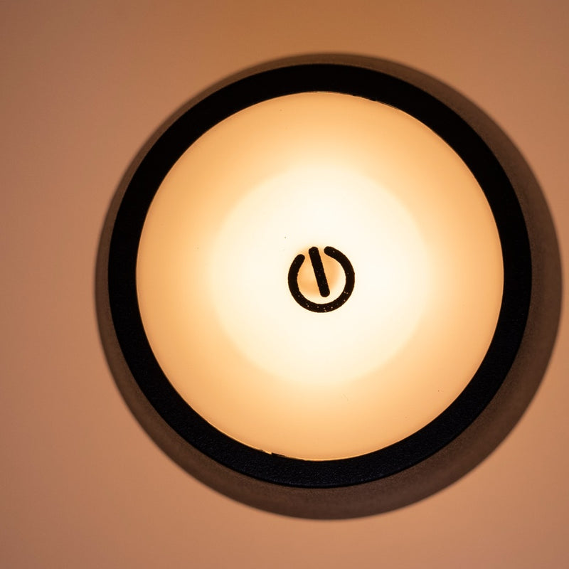 PNI LED desk lamp, 2.5 W, 1200 mAh battery, USB-C charging, 150 lm, warm white 3000 K, black