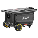 VEVOR portatīvais dīzeļsildītājs 8 kW, DC 12V ar Bluetooth lietotni, tālvadības pulti un LCD ekrānu, integrētā konstrukcija ar ratiņu dizainu un 5 L degvielas tvertni kravas auto, furgoniem, kemperiem un treileriem