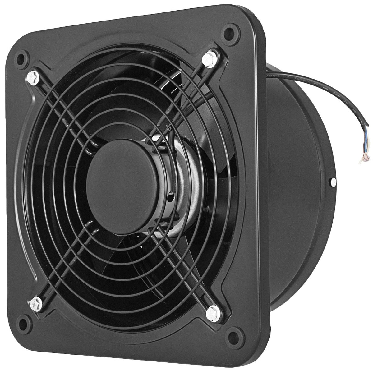 VEVOR rūpnieciskās ventilācijas nosūcēja metāla aksiālā izplūde 250 MM/10 collu gaisa izvilkšanas ventilators (250 MM/10 collas)