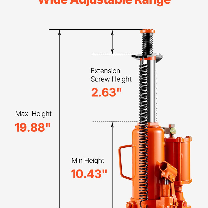 VEVOR пневматический гидравлический домкрат 12 тонн, ручной ручной насос машина для ремонта автомобилей