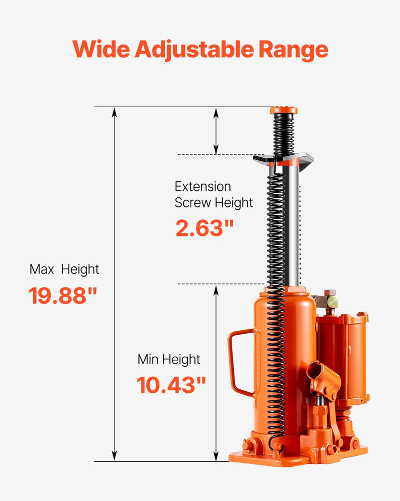 VEVOR пневматический гидравлический домкрат 12 тонн, ручной ручной насос машина для ремонта автомобилей