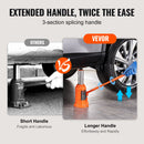 Гидравлический бутылочный домкрат VEVOR, грузоподъемность 20 т, сварная конструкция, диапазон подъема 240-450 мм, с 3-секционной длинной ручкой, для легковых автомобилей, пикапов, грузовиков, кемперов, ремонтных и промышленных работ