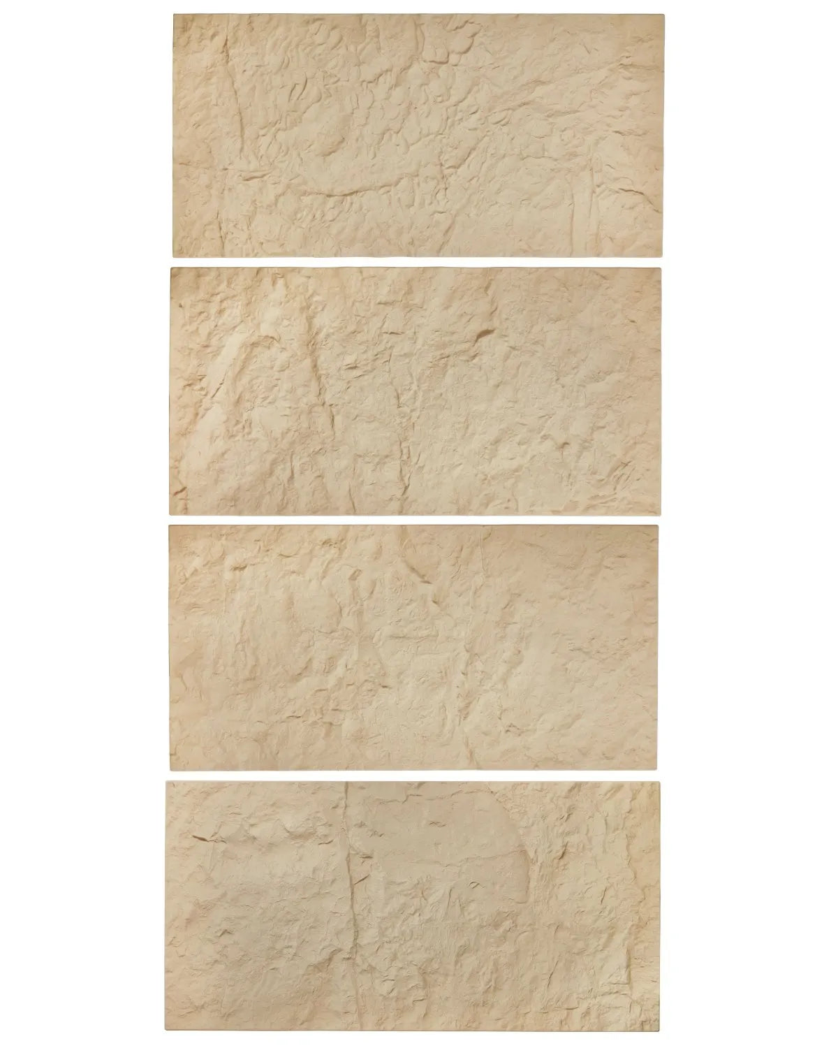VEVOR 3D sienas paneļi, 4 gab., PU dabīgā akmens imitācijas dizains, 1200 × 600 mm, kopējais pārklājums 2,97 m², akcenta sienas dekors interjeram griestiem, guļamistabai, viesistabai un spēļu telpai, akmens dzeltenā krāsā