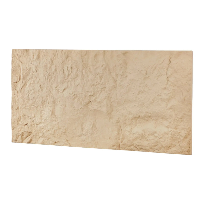VEVOR 3D sienas paneļi, 4 gab., PU dabīgā akmens imitācijas dizains, 1200 × 600 mm, kopējais pārklājums 2,97 m², akcenta sienas dekors interjeram griestiem, guļamistabai, viesistabai un spēļu telpai, akmens dzeltenā krāsā
