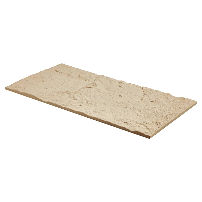 VEVOR 3D sienas paneļi, 4 gab., PU dabīgā akmens imitācijas dizains, 1200 × 600 mm, kopējais pārklājums 2,97 m², akcenta sienas dekors interjeram griestiem, guļamistabai, viesistabai un spēļu telpai, akmens dzeltenā krāsā