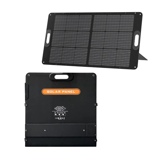 Salokāmais Saules Panelis – 100W priekš uzlādes stacijām,pārnēsājams un efektīvs