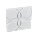 VEVOR 3D sienas paneļi, 33 gab., PVC minimālisma ziedu dizaina flīzes, 300 × 300 mm, kopējais pārklājums 3,0 m², akcenta sienas dekors interjeram griestiem, guļamistabai, viesistabai un spēļu telpai, matēti baltā krāsā