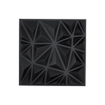 VEVOR 3D sienas paneļi, 33 gab., PVC minimālisma romba dizaina flīzes, 300 × 300 mm, kopējais pārklājums 3 m², akcenta sienas dekors interjeram griestiem, guļamistabai, viesistabai un spēļu telpai, matēti melnā krāsā