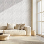 VEVOR 3D sienas paneļi, 12 gab., PVC minimālisma viļņu dizaina flīzes, 500 × 500 mm, kopējais pārklājums 3,0 m², akcenta sienas dekors interjeram griestiem, guļamistabai, viesistabai un spēļu telpai, matēti baltā krāsā