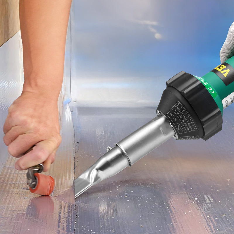 VEVOR Karstā Gaisa Līmēšanas Rīks 1600W PVC TPO Vinila Siltuma Pistole un 5 Piederumi