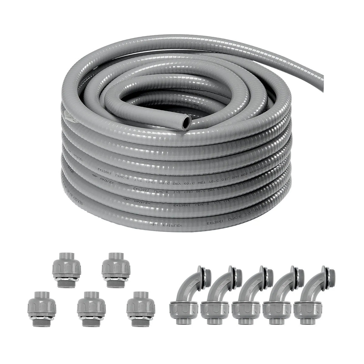 Flexible liquid-resistant non-metallic PVC hose Ø 12,7 mm, 30,5 m