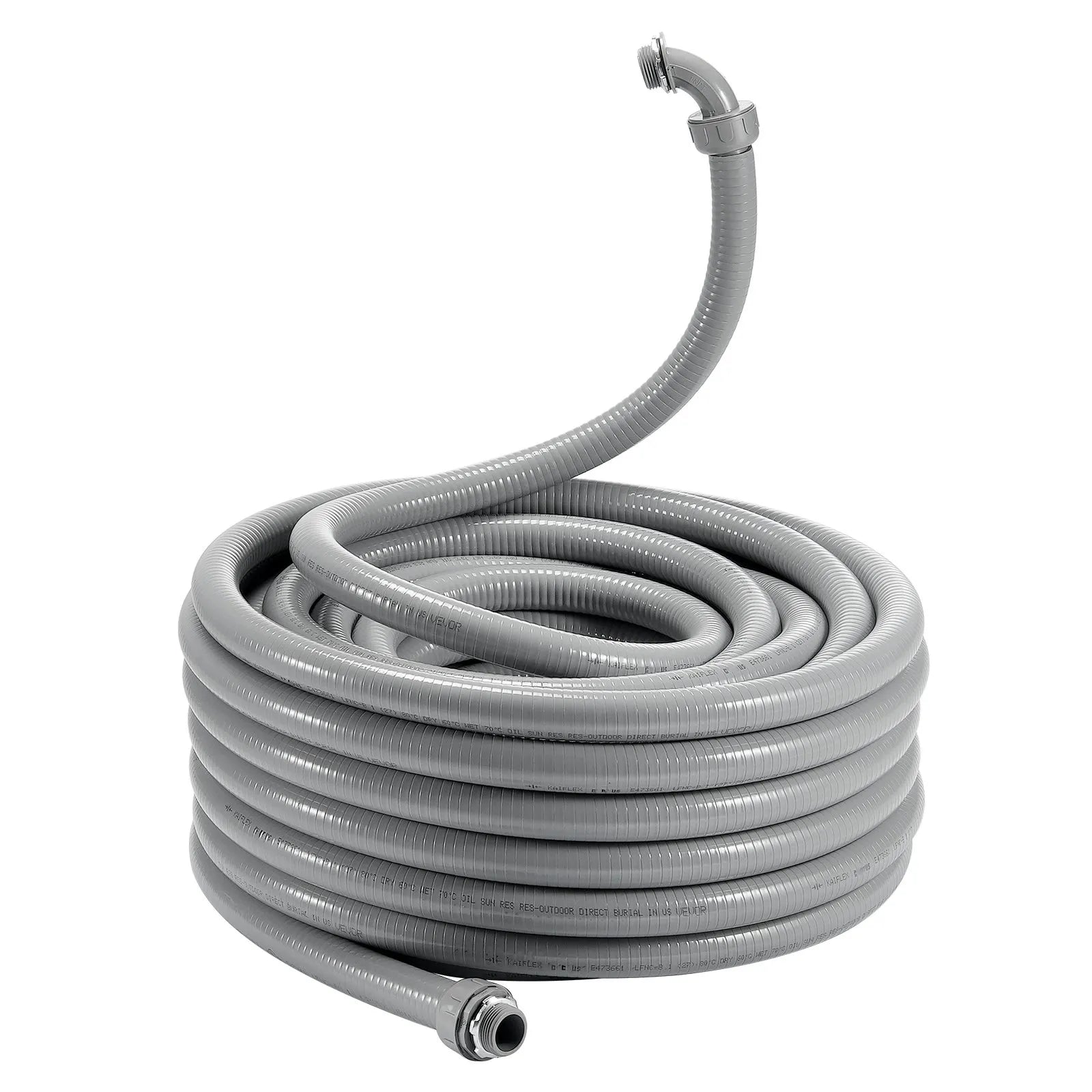 Flexible liquid-resistant non-metallic PVC hose Ø 12,7 mm, 30,5 m