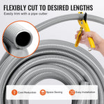 Flexible liquid-resistant non-metallic PVC hose Ø 12,7 mm, 30,5 m