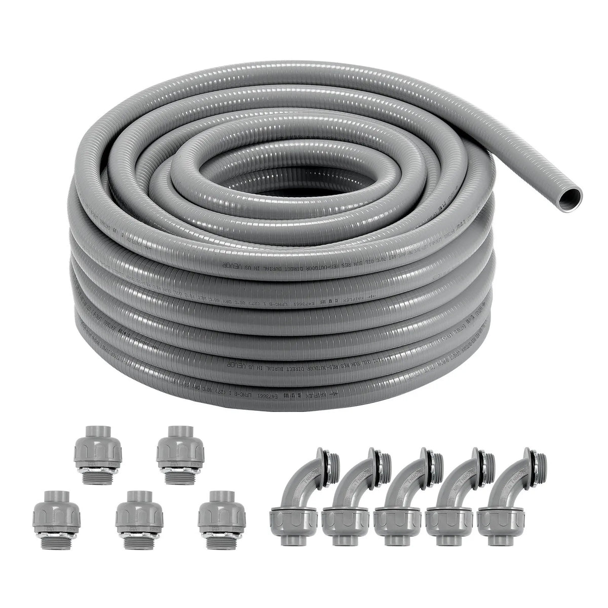 Flexible liquid-resistant non-metallic PVC hose Ø 12,7 mm, 30,5 m