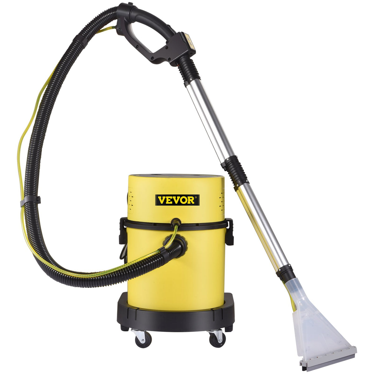 Available in 10 days! VEVOR Wet and Dry Vacuum Cleaner - 20 litres, 1.5 kW 4-in-1 Portable Vacuum Cleaner with Blow and Spray Functions, Remote Control, HEPA and Pump Filtration - Ideal for Home and Car Cleaning