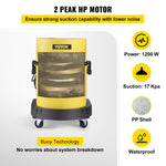 Available in 10 days! VEVOR Wet and Dry Vacuum Cleaner - 20 litres, 1.5 kW 4-in-1 Portable Vacuum Cleaner with Blow and Spray Functions, Remote Control, HEPA and Pump Filtration - Ideal for Home and Car Cleaning