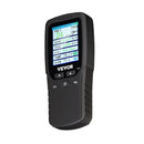 VEVOR 8-in-1 gaisa kvalitātes monitors ar PM1.0 / PM2.5 / PM10 daļiņu skaitītāju, formaldehīda, TVOC, temperatūras un mitruma mērīšanu, AQI mērītājs lietošanai telpās un ārā ar trauksmes sliekšņiem