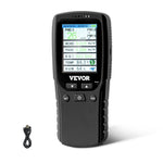 VEVOR 8-in-1 gaisa kvalitātes monitors, profesionāls PM2.5 / PM10 / PM1.0 daļiņu skaitītājs ar formaldehīda, TVOC, temperatūras un mitruma mērīšanu, AQI mērītājs lietošanai telpās un ārā ar trauksmes sliekšņiem