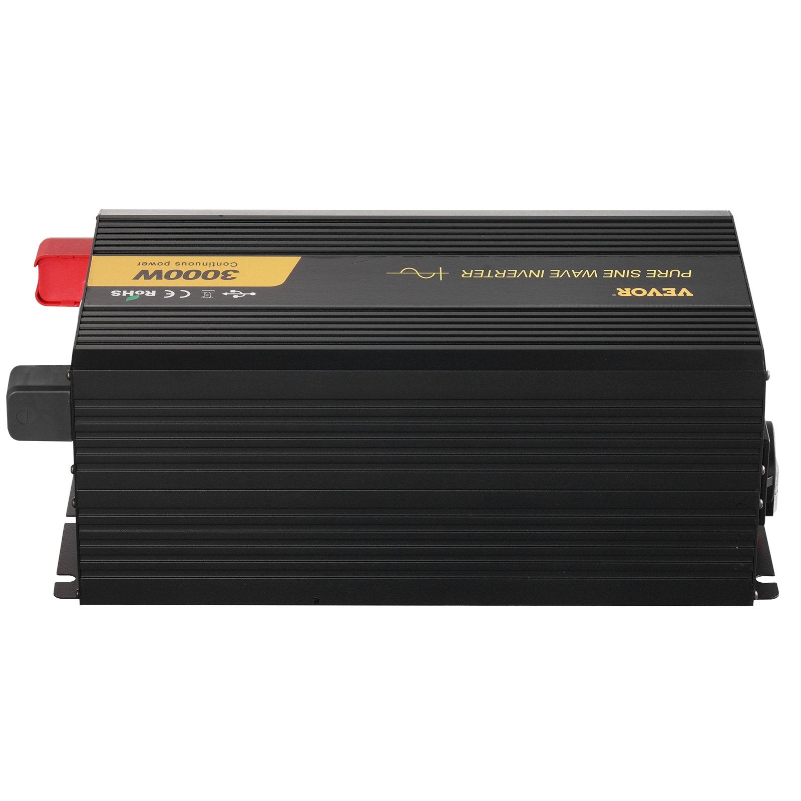 VEVOR puhta siinuslaine muundur 3000W DC24V kuni AC230V, inverter LCD ekraanil
