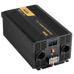 VEVOR puhta siinuslaine muundur 3000W DC24V kuni AC230V, inverter LCD ekraanil